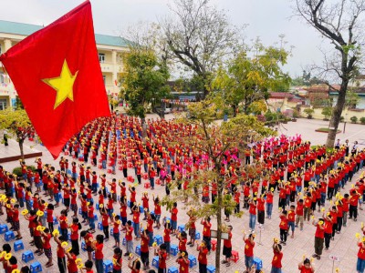 Trường Tiểu học Nhân Thành tổ chức các hoạt động chào mừng kỉ niệm 50 năm ngày giải phóng Miền Nam thống nhấ đất nước(30/4/1975 - 30/4/2025) và ngày hội đọc sách 21.4.2025